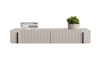 Malmi fali fésülködőasztal fiókokkal 100 cm - kasmír / fekete Toaletka Malmi 100 cm függő fiokokkal - kasmír / fekete
