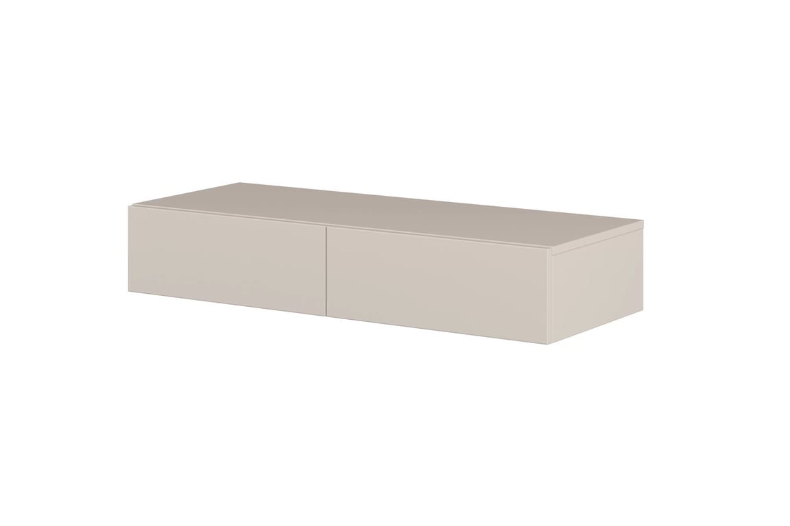 Jukon fali toalettasztal 90 cm - kasmír / fekete lábak Toaletka függő Jukon 90 cm - kasmír / fekete Lábak