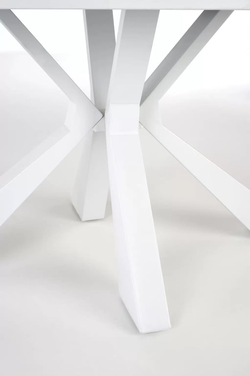 Nolvari kihúzható étkezőasztal 160–200x89 cm - fehér márvány / fehér lábak vivaldi stůl rozkladany Deska - fehér mramor, Nohy - fehér