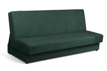 Canapea extensibilă de dormit Ana – verde catifea ușor de curățat Zetta 298