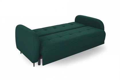 Canapea extensibilă Linda - verde catifea Trinity 28 Canapea extensibilă Linda rozkladana pentru camera de zi - verde welwet Trinity 28