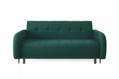 Canapea extensibilă Linda - verde catifea Trinity 28 Canapea extensibilă Linda rozkladana pentru camera de zi - verde welwet Trinity 28