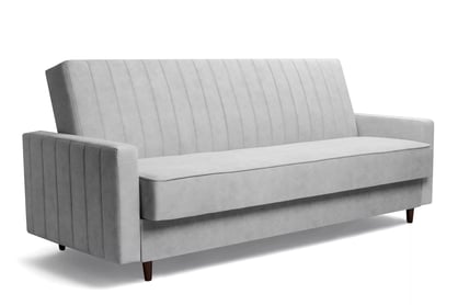 Canapea extensibilă Wars - gri welwet Cloud 83 / picioare wenge