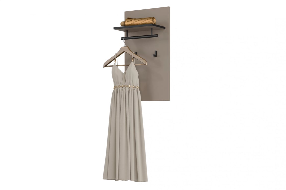 Gramon fali fogas 40 cm - kasmír / fekete Wieszak Gramon 40 cm - kasmír / fekete