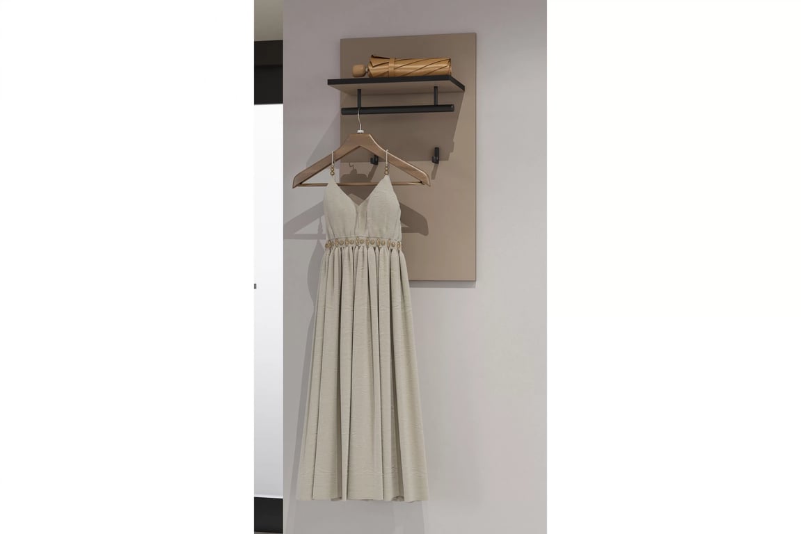Gramon fali fogas 40 cm - kasmír / fekete Wieszak Gramon 40 cm - kasmír / fekete