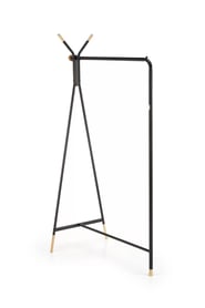 Cuier WU-32 - culoare negru / natur Věšák na ubrania wu-32 - přírodní