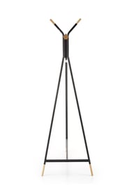 Cuier WU-32 - culoare negru / natur Věšák na ubrania wu-32 - přírodní