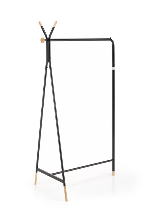 Cuier WU-32 - culoare negru / natur Věšák na ubrania wu-32 - přírodní