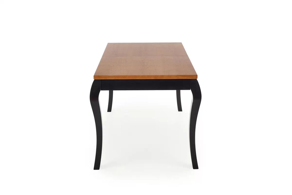 Masă pliabilă WINDSOR 160-240x90x76 cm Culoare stejar închis/ negru windsor stůl pliere 160-240x90x76 cm Barva tmavý Dub/negru