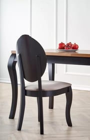 Masă pliabilă WINDSOR 160-240x90x76 cm Culoare stejar închis/ negru windsor stůl pliere 160-240x90x76 cm Barva tmavý Dub/negru