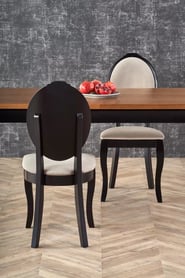 Masă pliabilă WINDSOR 160-240x90x76 cm Culoare stejar închis/ negru windsor stůl pliere 160-240x90x76 cm Barva tmavý Dub/negru