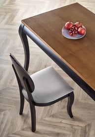 Masă pliabilă WINDSOR 160-240x90x76 cm Culoare stejar închis/ negru windsor stůl pliere 160-240x90x76 cm Barva tmavý Dub/negru