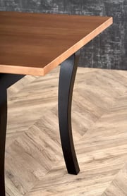 Masă pliabilă WINDSOR 160-240x90x76 cm Culoare stejar închis/ negru windsor stůl pliere 160-240x90x76 cm Barva tmavý Dub/negru