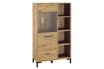 Klarso 19 egyajtós vitrin - 90 cm
