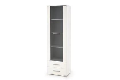 Vitrína Lima 60 cm so zásuvkami - biela