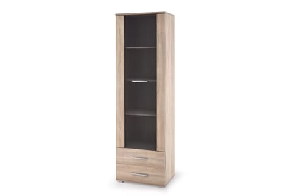 Lima vitrin - 60 cm fiókos - sonoma tölgy