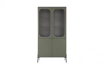 Vitrină Sonatia 100 - Olive Witryna Sonatia pentru camera de zi 100 cm - olive