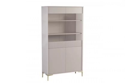 Luvi álló vitrin 103 cm - bézs