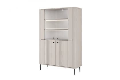 Vesper vitrin 103 cm - kasmír / fekete lábak