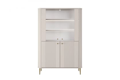 Vesper vitrin 103 cm - kasmír / arany lábak Witryna Vesper a nappaliba - kasmír / zlote Lábak