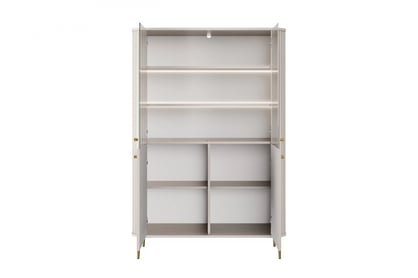 Vesper vitrin 103 cm - kasmír / arany lábak Witryna Vesper a nappaliba - kasmír / zlote Lábak