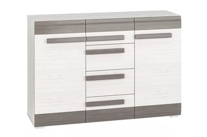 Set Tonemo 10 - pin zăpadă / new grey Complet mobilier Blanco 10 - pin sniezna / new grey - 4 elementy