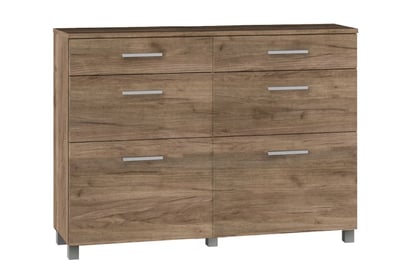 Předsíňová sestava Keri 1 Komoda z zásuvkami do předsíně Keri 19- Dub craft tabacco K004 PW