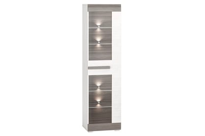 Set Tonemo 1 - pin zăpadă/ new grey Complet mobilier pentru camera de zi Blanco 1 - pin sniezna / new grey - 6 elementow