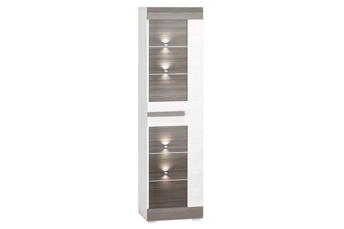 Set Tonemo 1 - pin zăpadă/ new grey Complet mobilier pentru camera de zi Blanco 1 - pin sniezna / new grey - 6 elementow