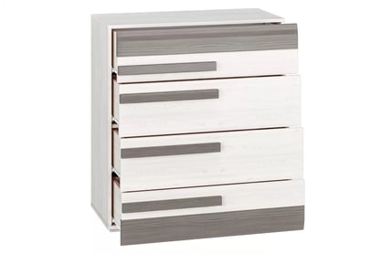 Set Tonemo 7 - pin zăpadă / gri Complet mobilier pentru camera de zi Blanco 7 - pin sniezna / new grey - 6 elementow