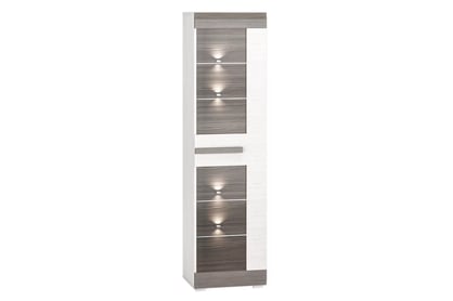 Set Tonemo 8 - pin zăpadă / new grey Complet mobilier pentru camera de zi Blanco 8 - pin sniezna / new grey