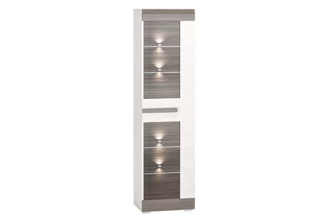 Set Tonemo 8 - pin zăpadă / new grey Complet mobilier pentru camera de zi Blanco 8 - pin sniezna / new grey