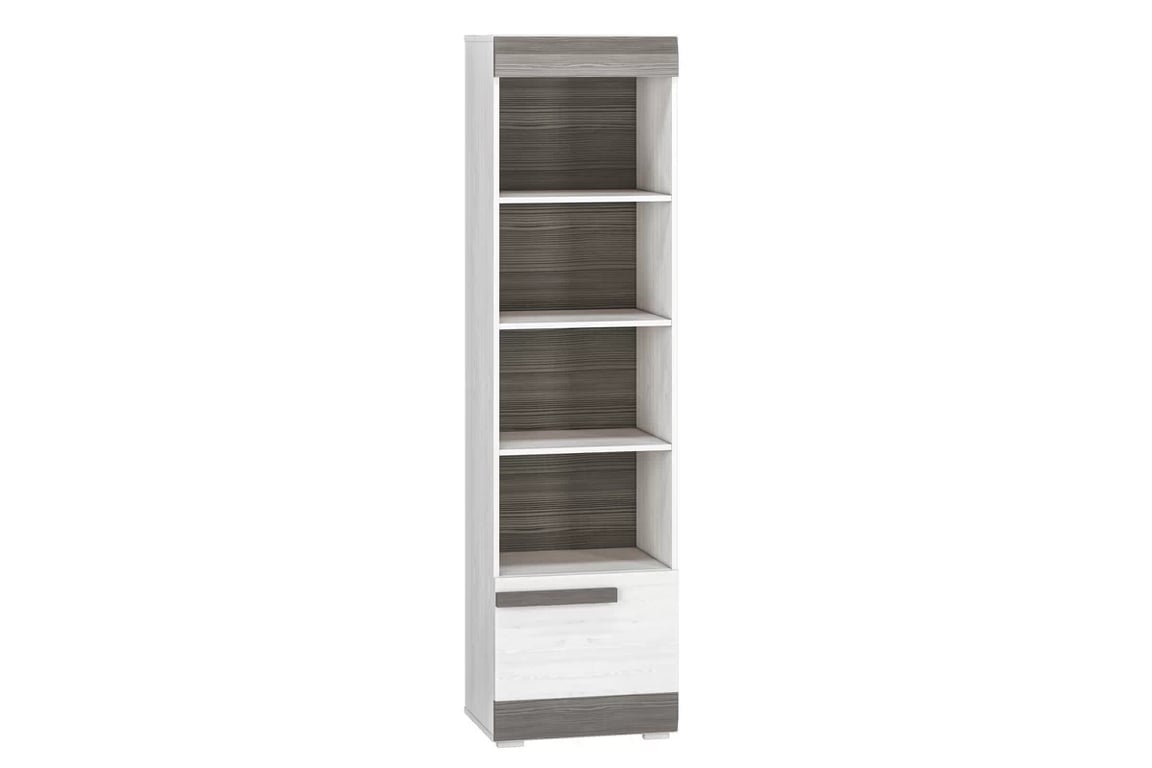 Set Tonemo 8 - pin zăpadă / new grey Complet mobilier pentru camera de zi Blanco 8 - pin sniezna / new grey