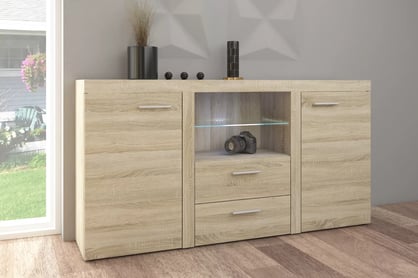 Set Luiza XL - stejar sonoma Complet mobilier pentru camera de zi Luiza XL - stejar sonoma