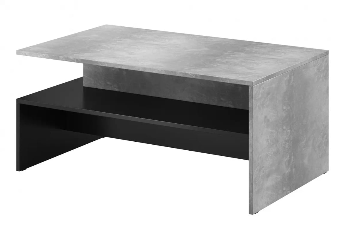 Komplet nábytku do obývacej izby z komoda i lawa Baros - svetlý beton Komplet nábytku do obývacej izby z komoda i lawa Baros - svetlý beton