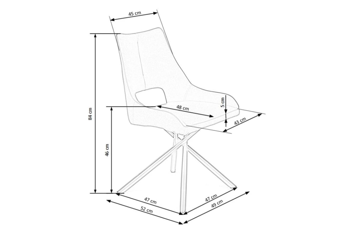 Zostava rozkladací stôl Derrick - Dub prírodné/Čierny + 4 stoličky čalúnená K409 - sivá Rozmery kresla