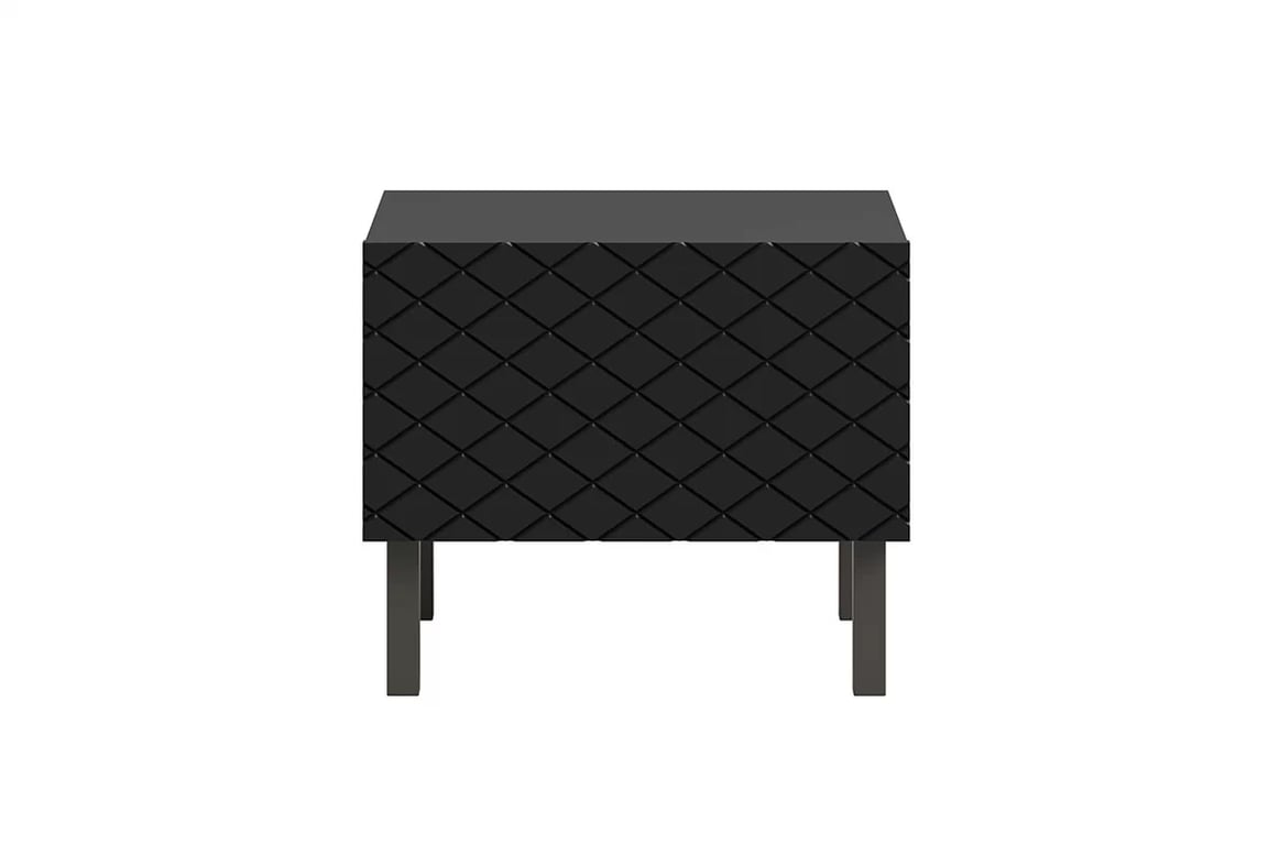 Scalia II 50 1SZ éjjeliszekrény szett 2 db - fekete matt / fekete lábak Scalia II 50 1SZ éjjeliszekrény szett 2 db - Fekete matt / fekete lábak