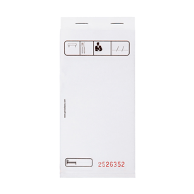 Bestellblocks mini durchschlag 50x2 blätter weiss 7.5x15 cm