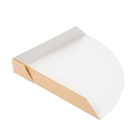Papp-eck krepps natur 17x17x2.5 cm