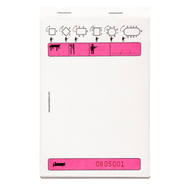 Bestellblock dreifach 50x3 blätter rosa 10x15 cm