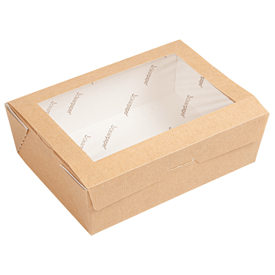 Boxen mit sichtfenster eco-simple natur 12x17x5.5 cm