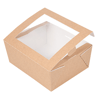 Box mit sichtfenster natur 15.3x12.1x6.4 cm