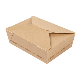 Amerikanische schachteln für mikrowelle natur 19.6x14x6.2 cm
