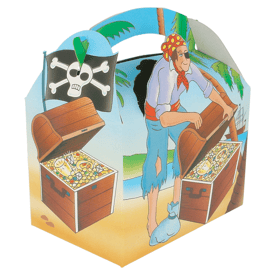 Schachteln für kindermenü piraten vierfarbendruck 15.50x10.50x17.50 cm