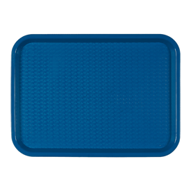 Tablett für fast food blau 27.5x35.5x2 cm