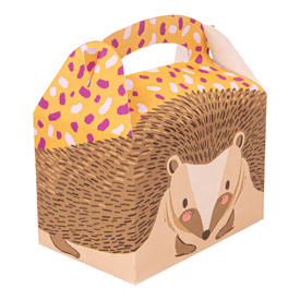 Schachteln für kindermenü igel vierfarbendruck 15.5x10.5x17.5 cm