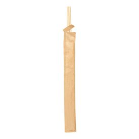 Chinesische essstäbchen, individuell verpackt kraft natur 20 cm