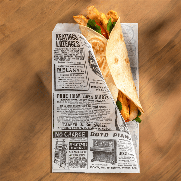 CARTA FRITTI ANTIGRASSO Giornale 20x35 Cm Le Cartine 500 Pz | Fogli - Foto 11