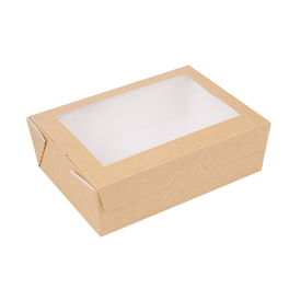 Box mit sichtfenster natur 12x17x5.5 cm