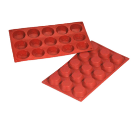Förmchen petit four ø 5x1,5 cm rot 17.5x30 cm